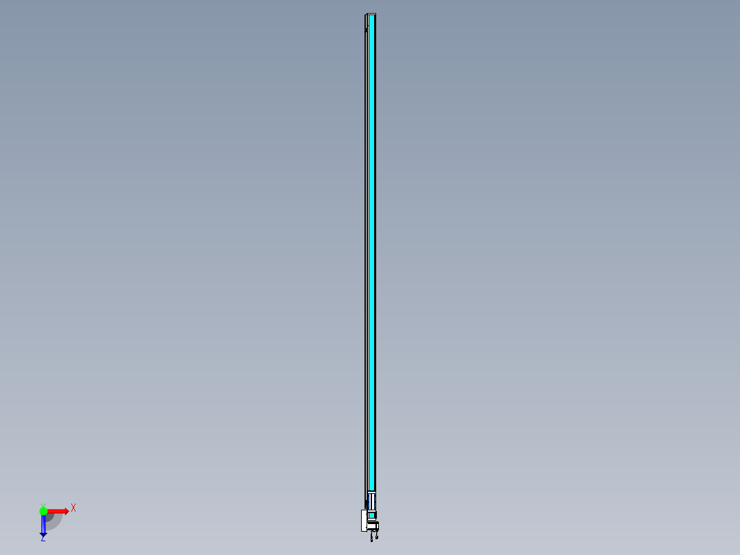 威洛博LB.GB同步带传动--欧规系列LB6A-L65-S3550-BR俯视图