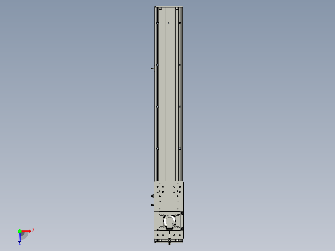 东锦齿条传动DH136G-S800-BU-减速机+P400W俯视图