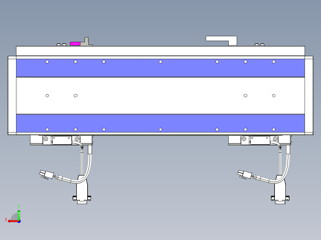 威洛博VL系列3d模型模组2VL14S1Y-S200后视图