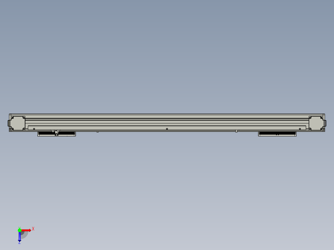 威洛博双电机滑台-VBC14S2-L100-S750-BLR-P40-C6俯视图