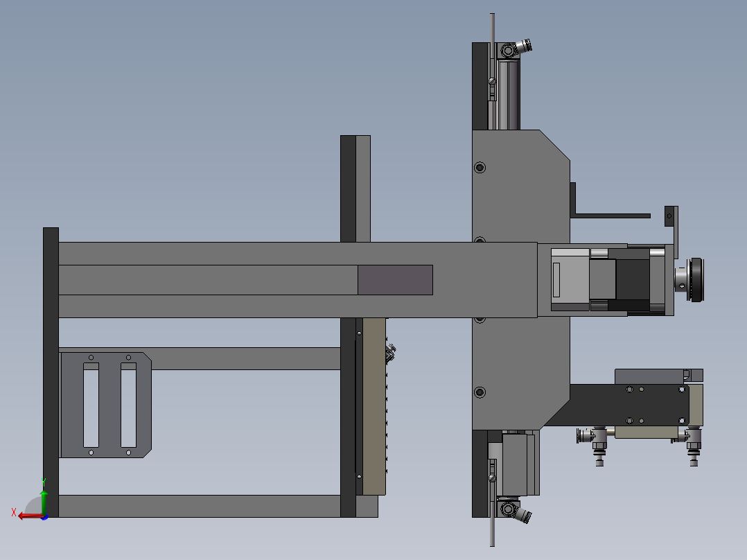 传送装配机sw20后视图