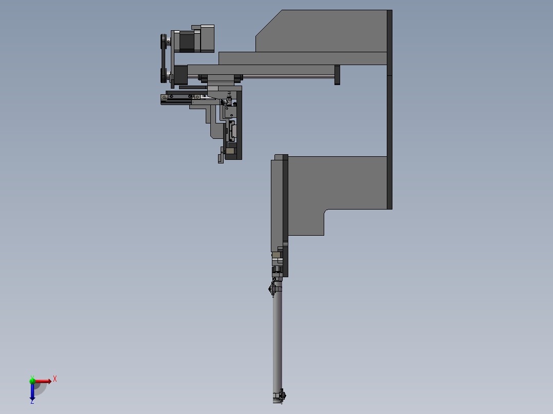 传送装配机sw20俯视图