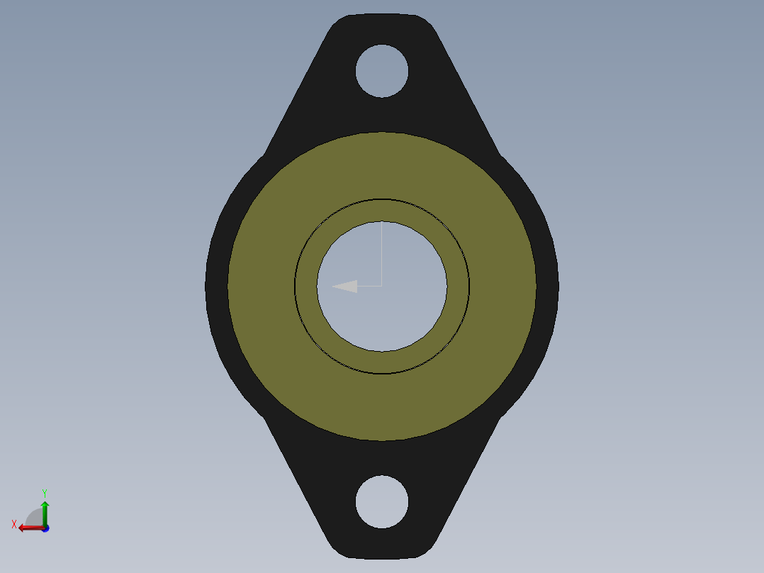 棱型座式轴承-17后视图