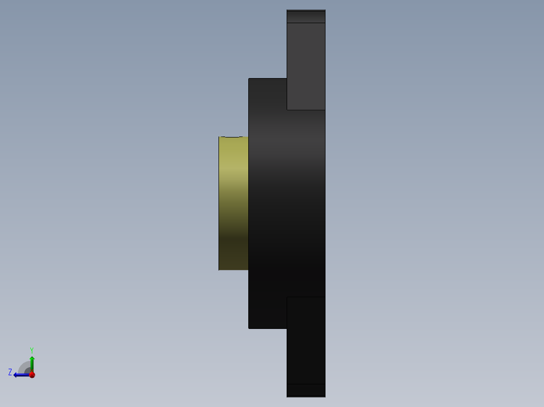 棱型座式轴承-17右视图