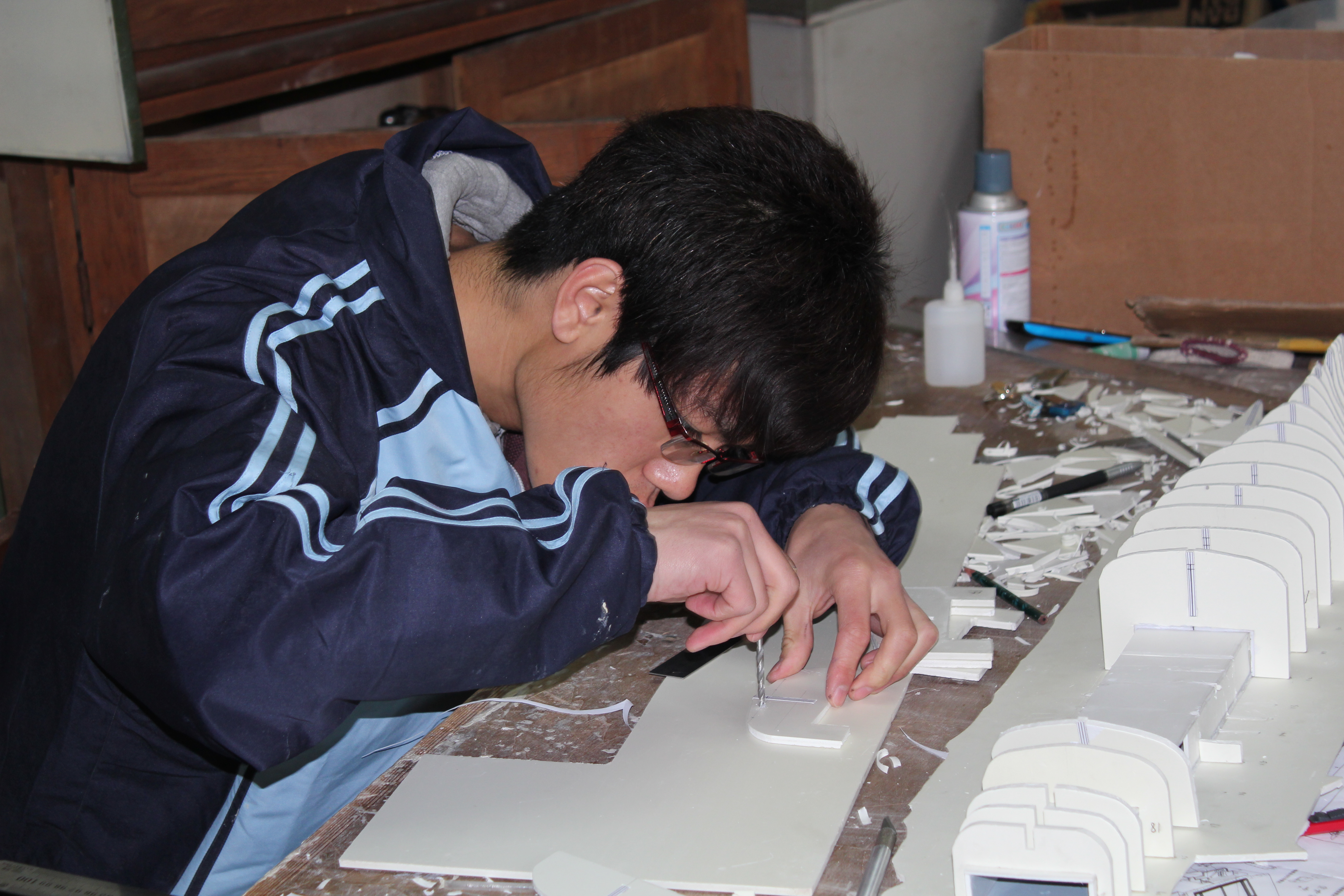 美国航母Essex艾塞克斯船模平面图纸