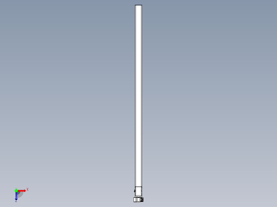 同步带全封闭直线模组TPA-HCB-105D-90-L2600-LP-C-P20-N3俯视图
