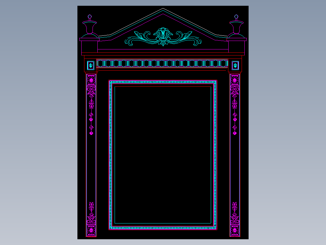 把手和镜框CAD模型