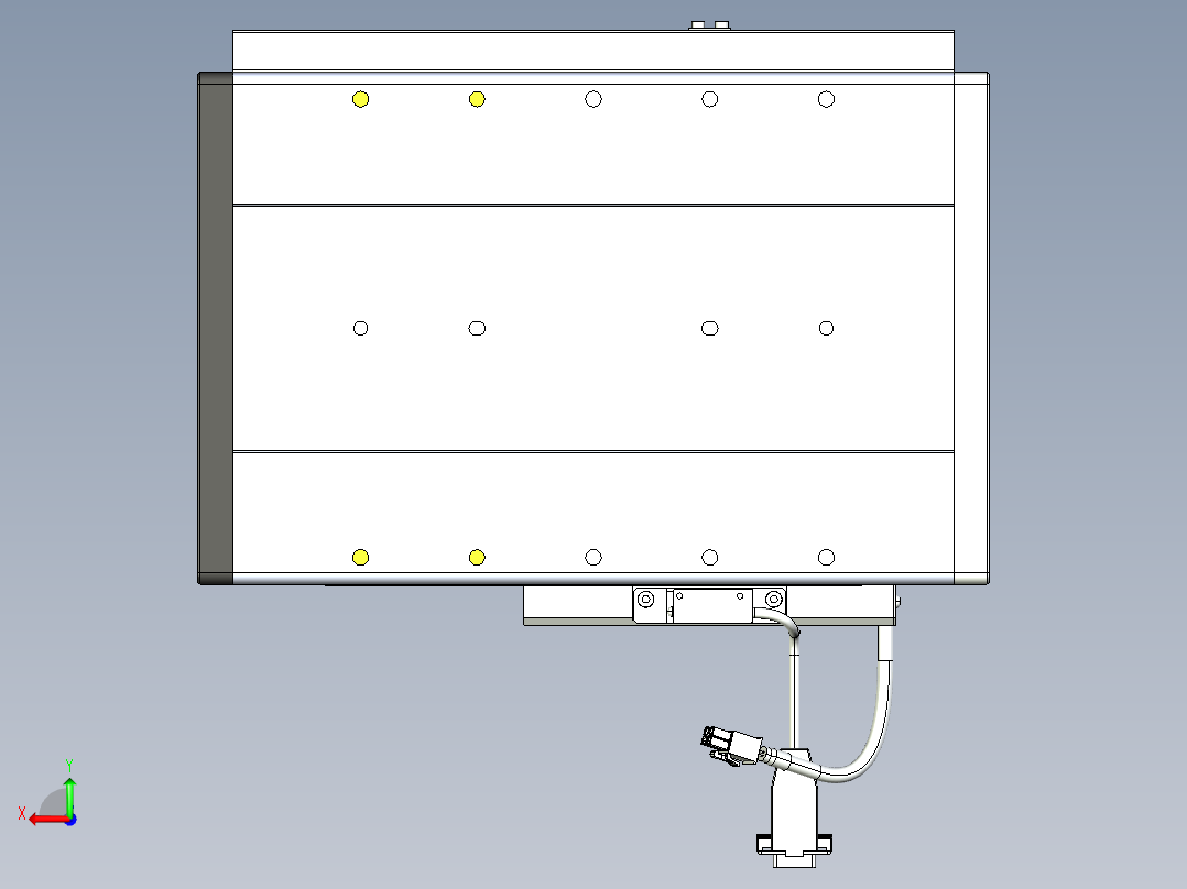 威洛博VL系列直线电机模组-VL22H2-S100后视图