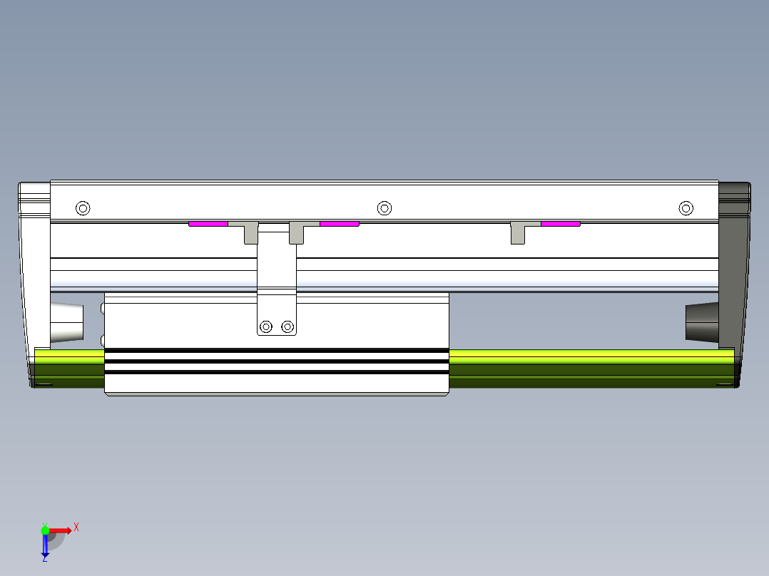 威洛博VL系列直线电机模组-VL22H2-S100俯视图