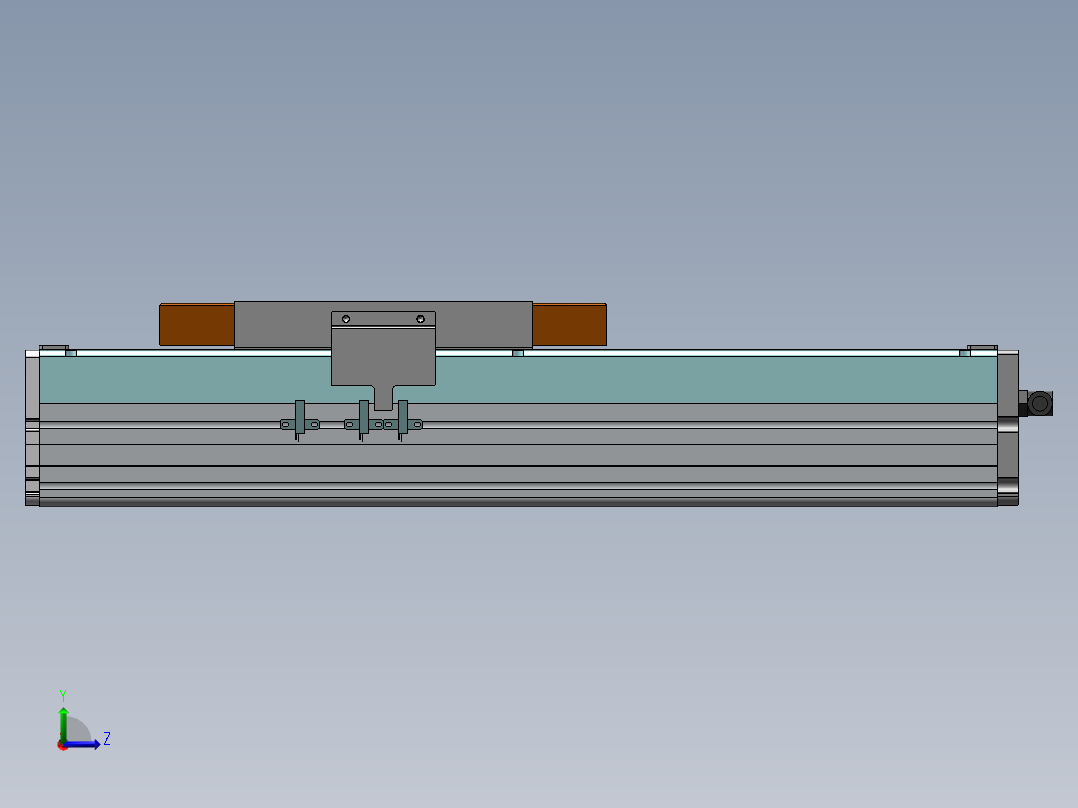 MCH丝杆全封闭MCH22-M-750W左视图