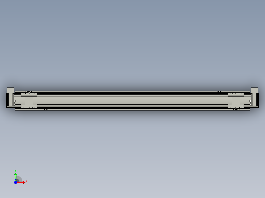 威洛博双电机滑台-VBF14S2-L50-S1700-BU-P40-C6前视图