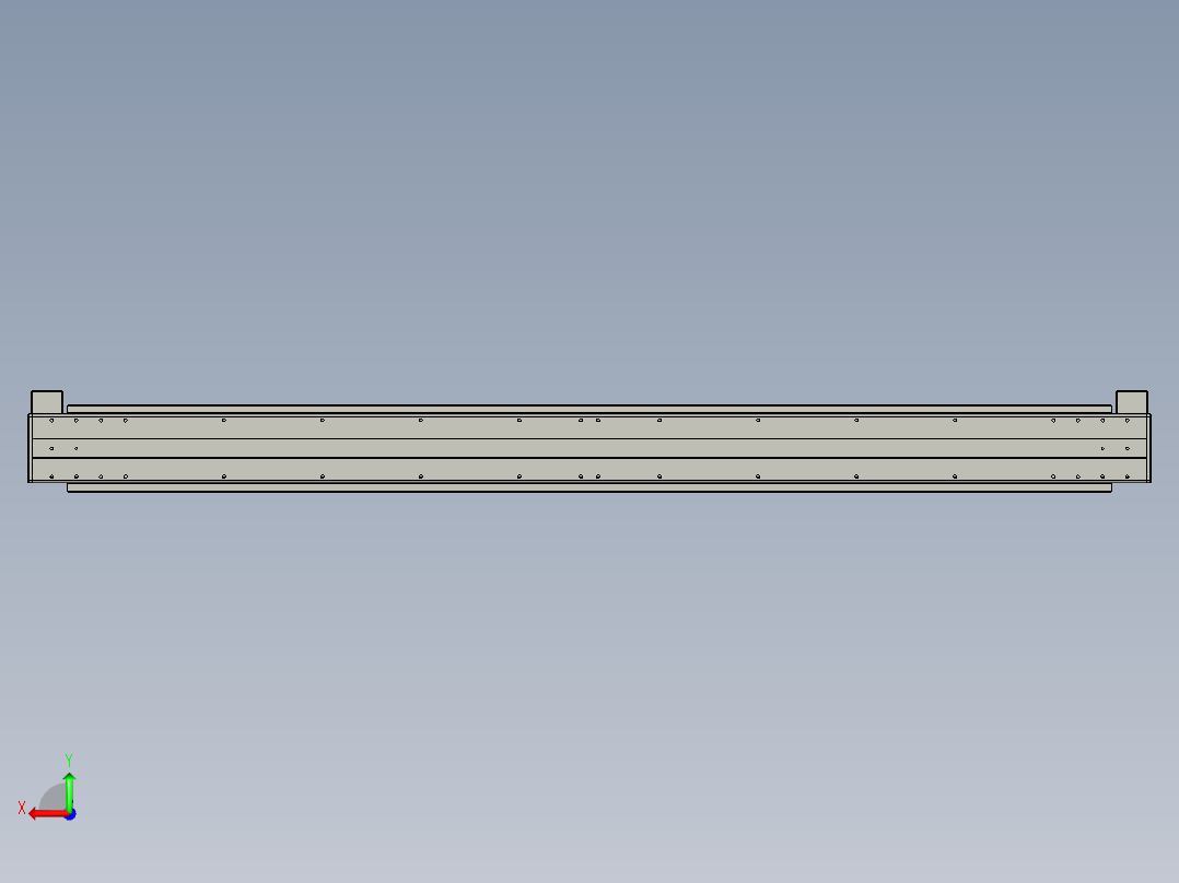 威洛博双电机滑台-VBF14S2-L50-S1700-BU-P40-C6后视图