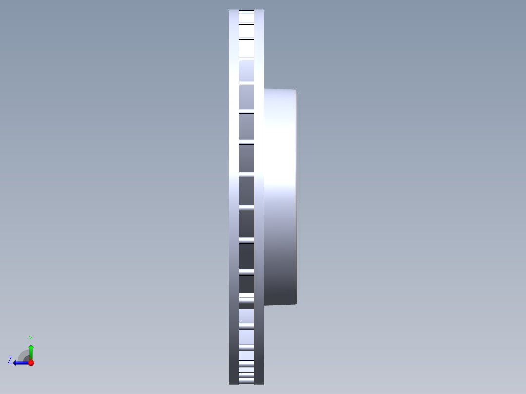 制动器 (21)右视图