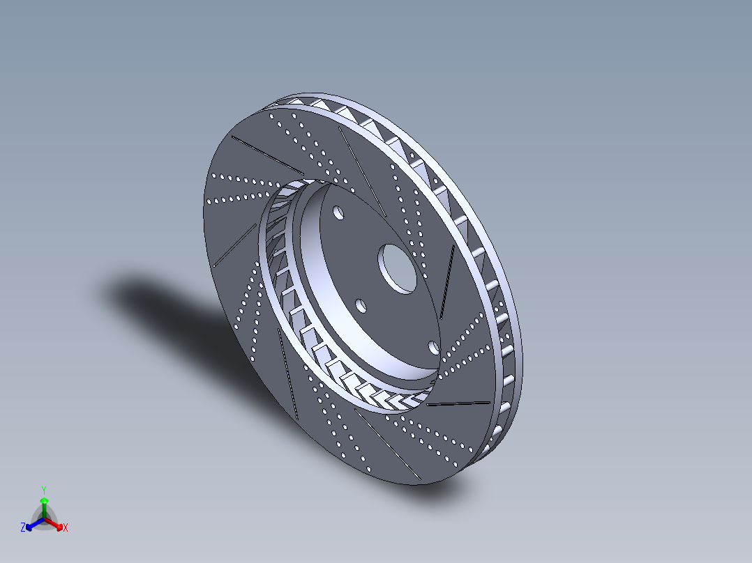 制动器 (21)正等轴测图
