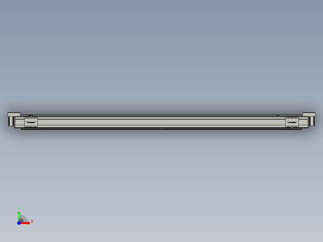 威洛博双电机滑台-VBC14S2-L50-S3000-BLR-P40-C6前视图