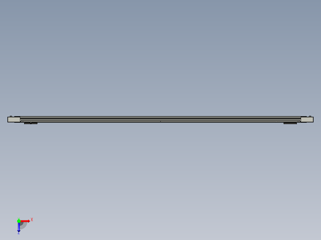 威洛博双电机滑台-VBC14S2-L50-S3000-BLR-P40-C6俯视图