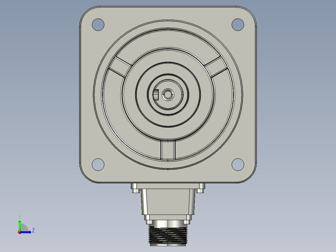 电机MS6G-130CM20BZ2-41P5左视图