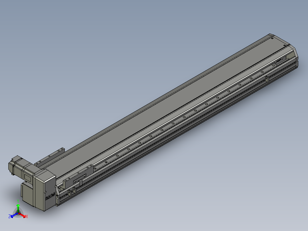 模组FTB17-RU-1000正等轴测图