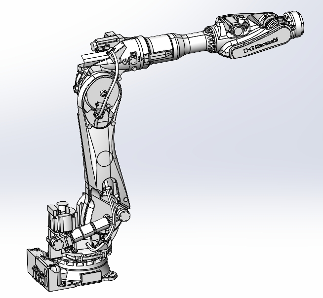 川崎BX165L六轴工业机器人三维模型资料