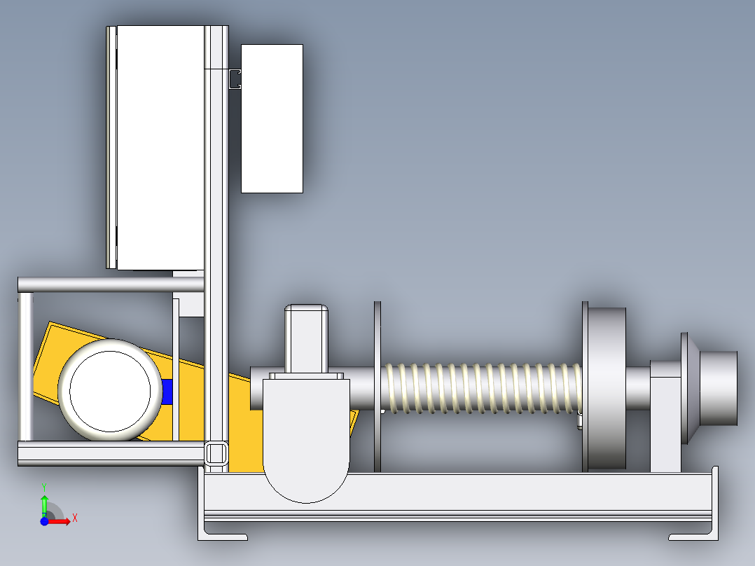 绞车 卷扬机 (41)前视图