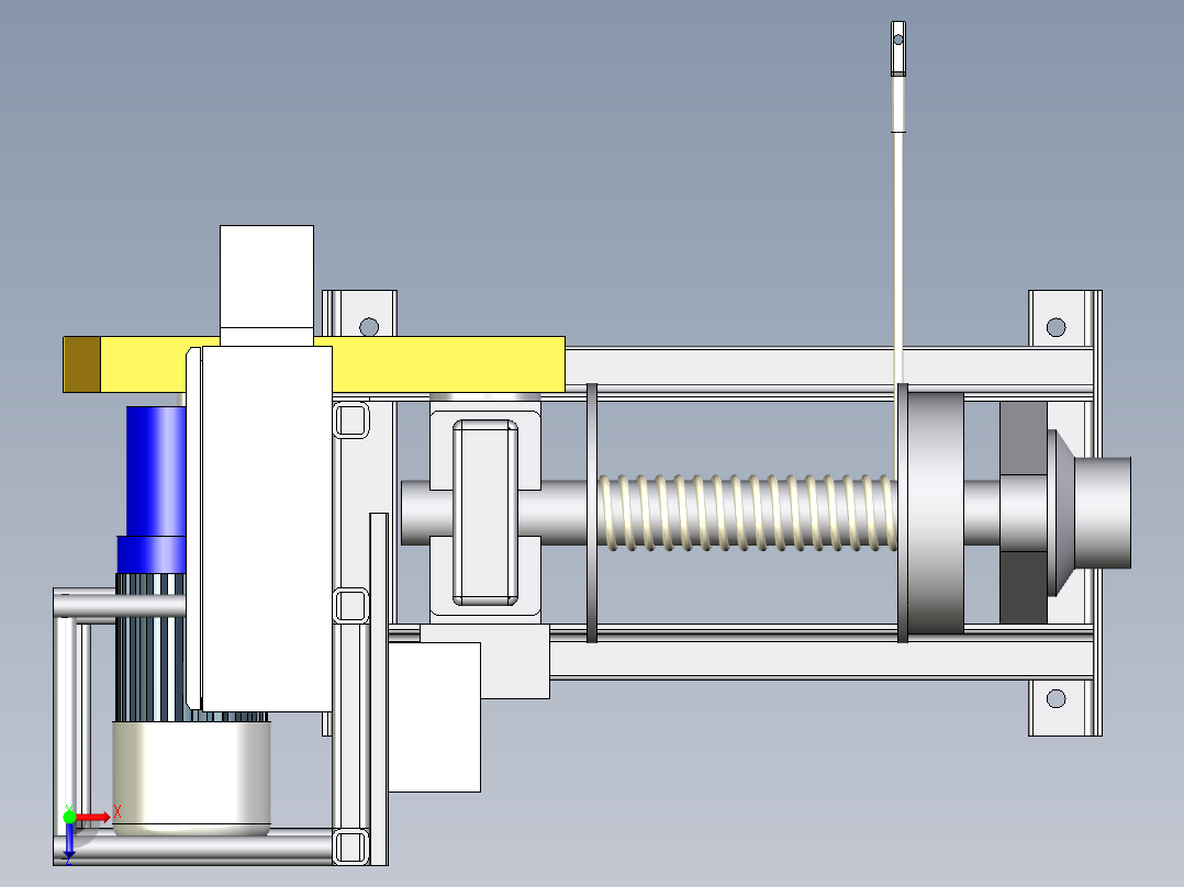绞车 卷扬机 (41)俯视图