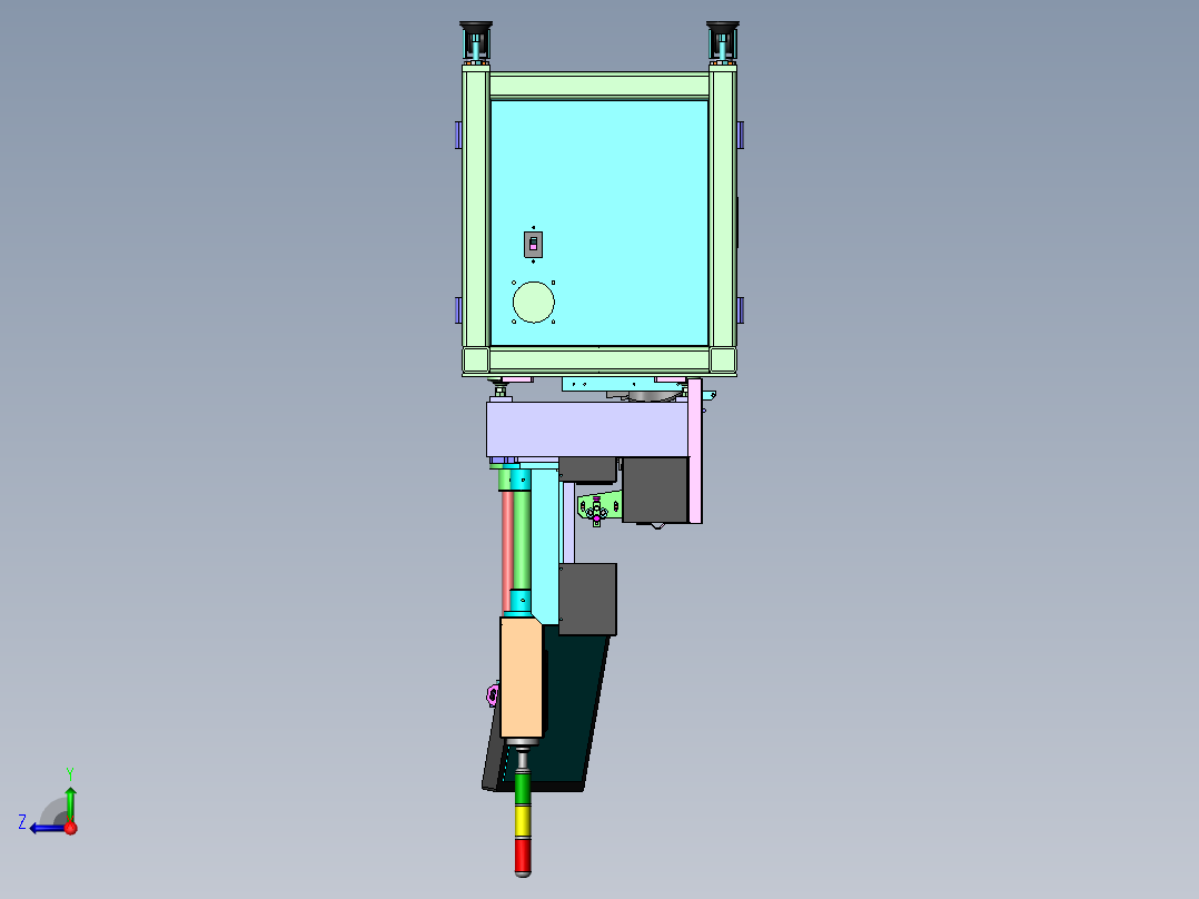 外圆激光测量机sw20可编辑右视图