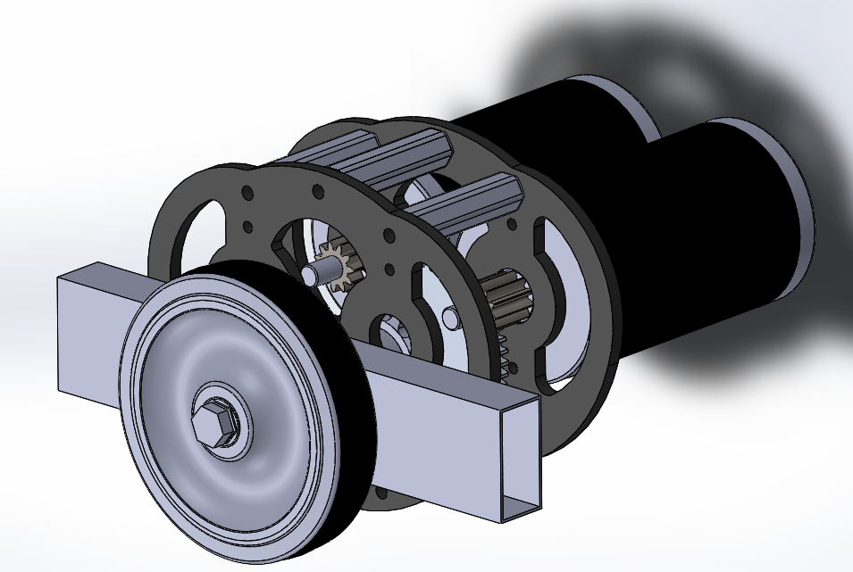Cim Gear齿轮箱模型3D图纸 Solidworks设计