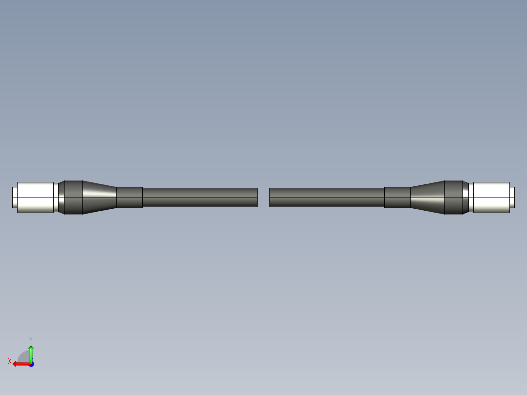 基恩士CA-CH10RX_kc图纸模型后视图