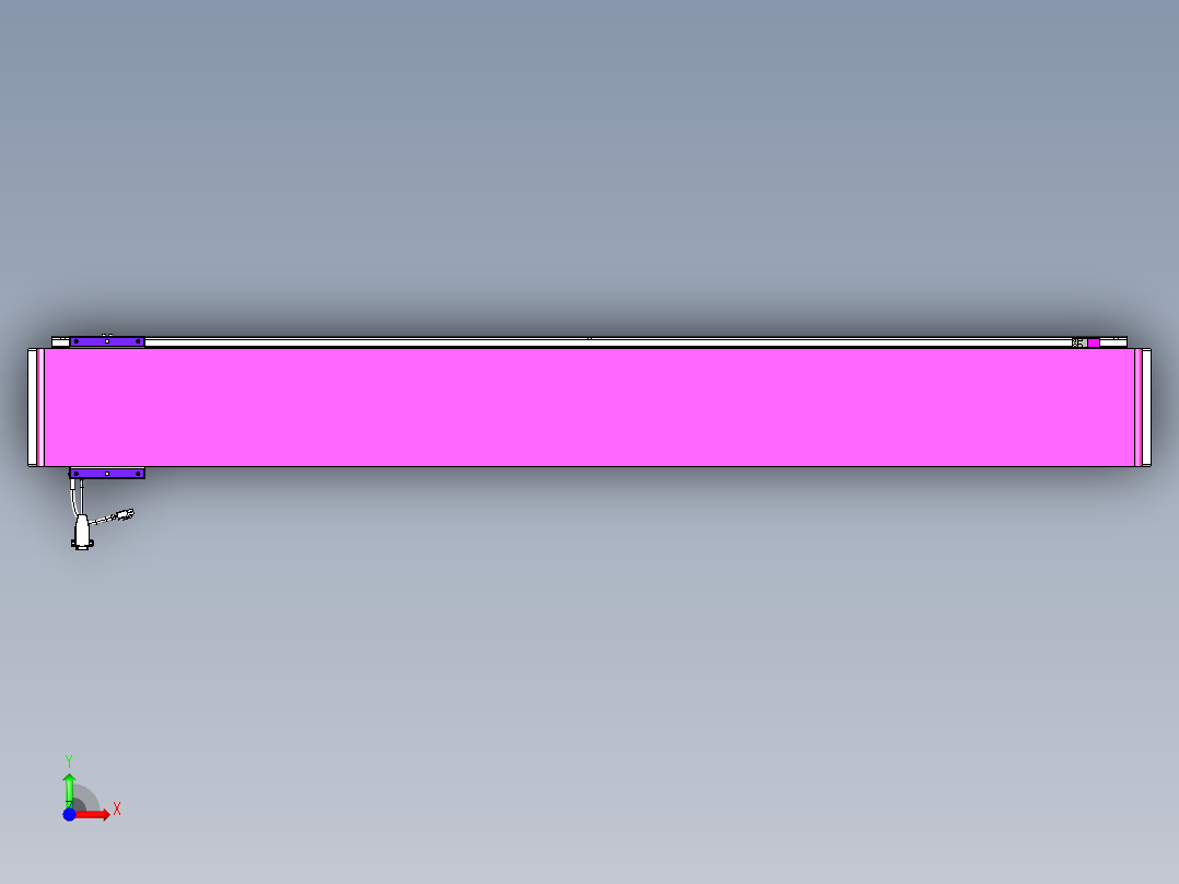 威洛博VL系列3d模型模组VL17E1Y-S1400前视图