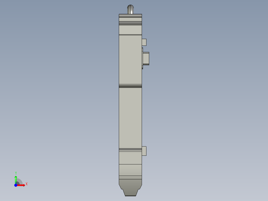 基恩士FS-V30_V32(P)_V34(P)_kc图纸模型前视图