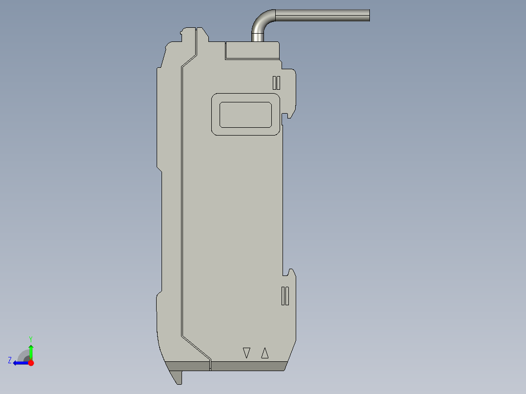 基恩士FS-V30_V32(P)_V34(P)_kc图纸模型右视图