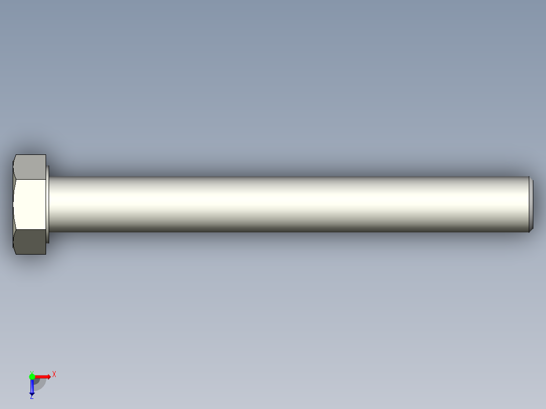 螺钉-DIN_931-M22x2.5x190_34.stp俯视图