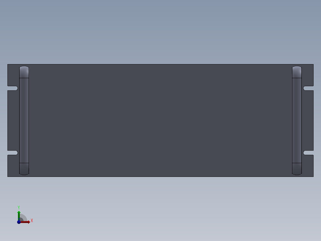 4U通风外壳VCD-7H-22D前视图