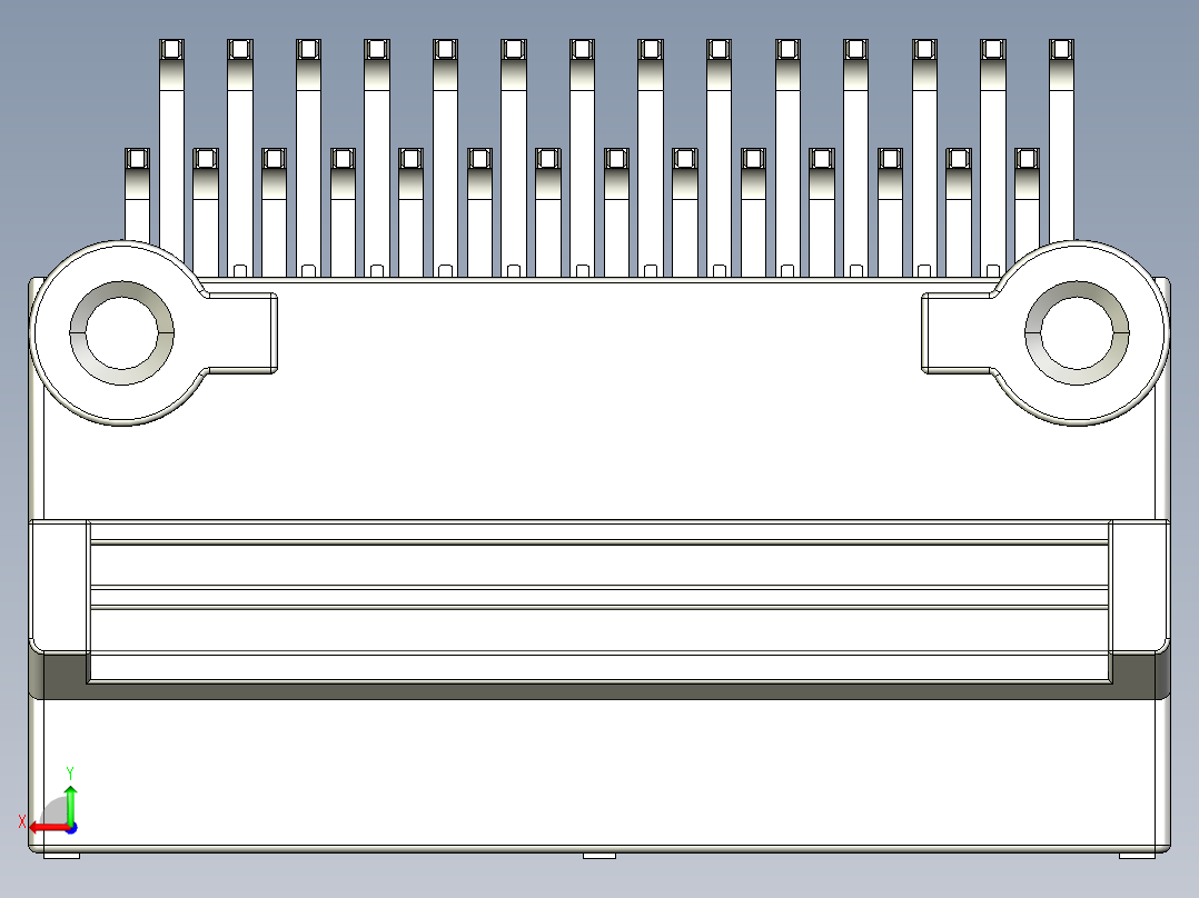连接器AAUS01BP2-028K0219后视图