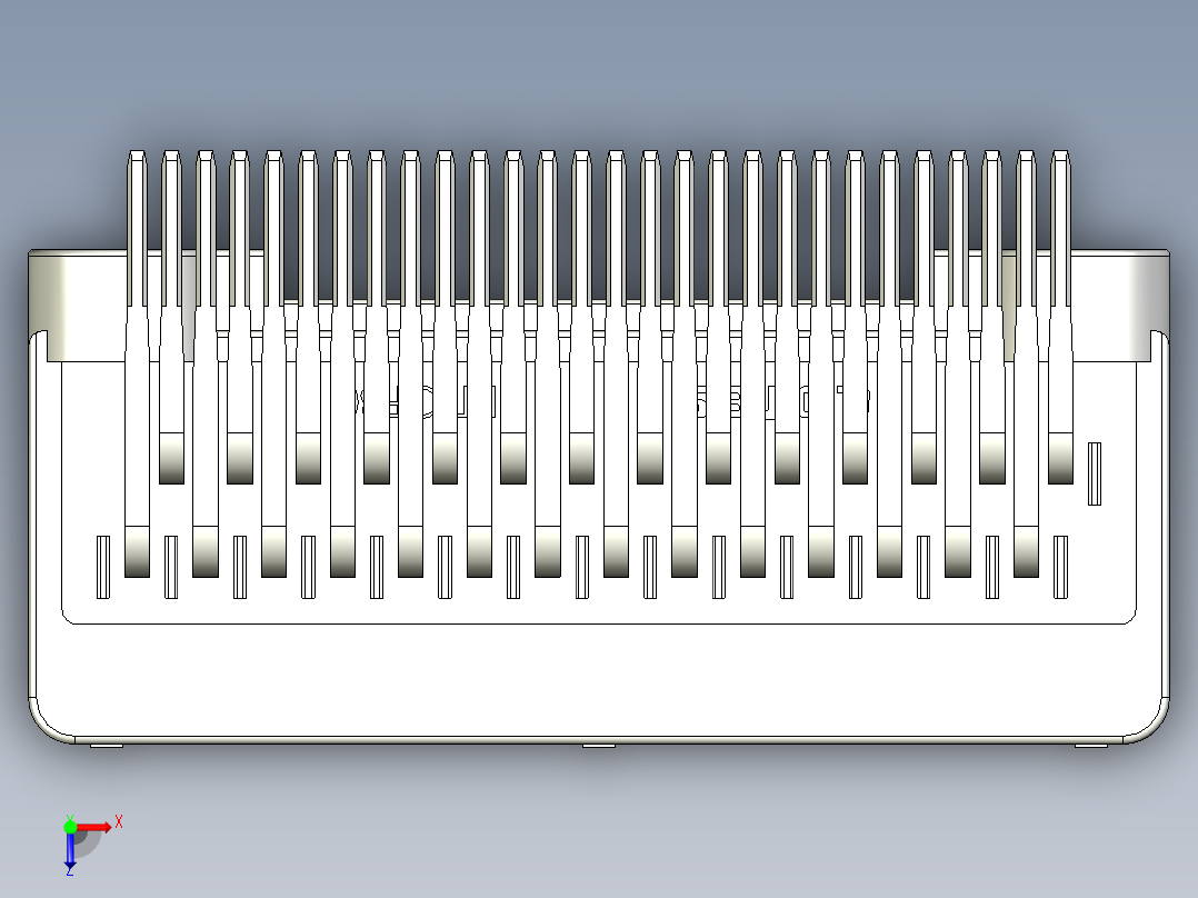 连接器AAUS01BP2-028K0219俯视图