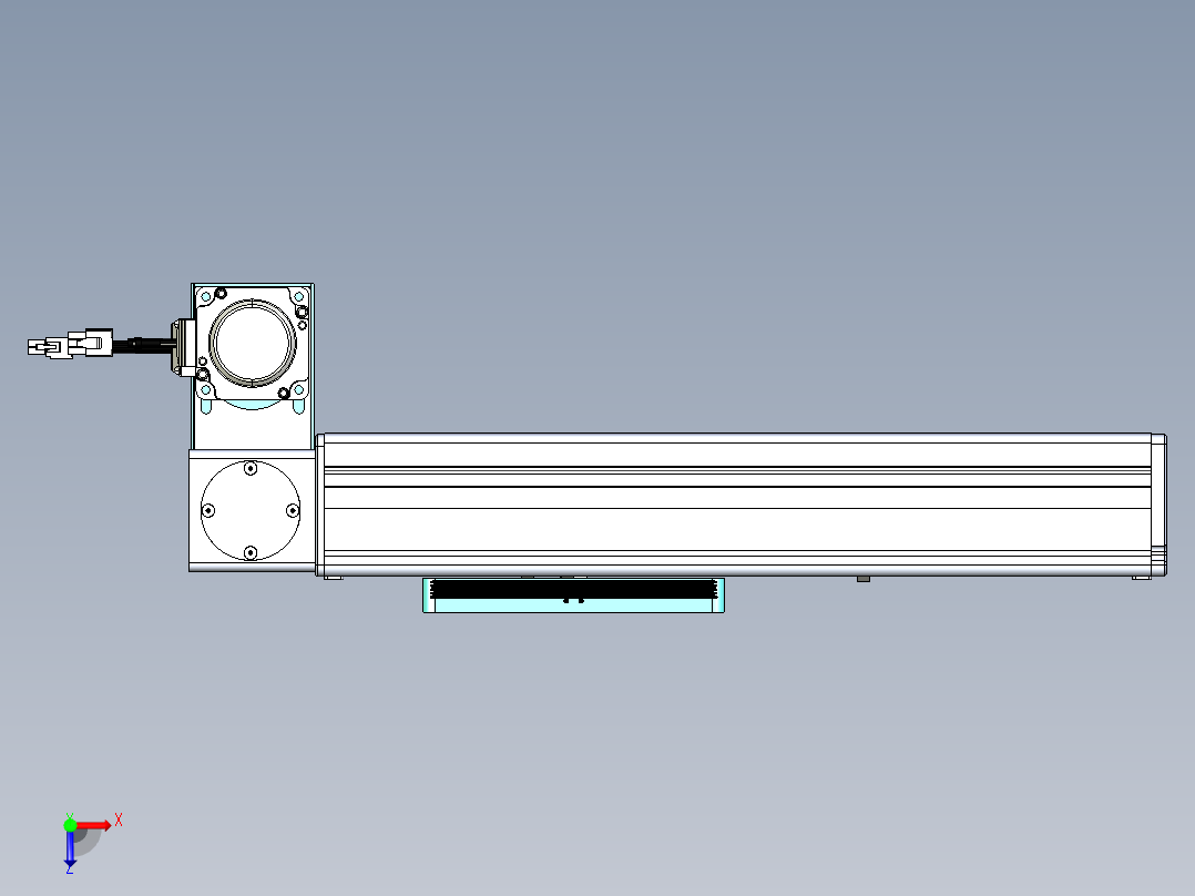 威洛博VBC同步带传动一无尘环境VBC14-L45-S150-BLD-ZP40-C3俯视图