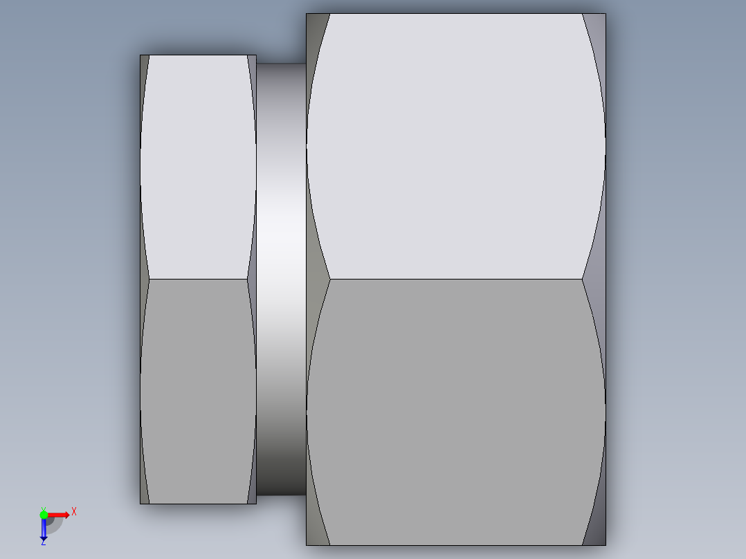 卡套式工业通用硬管接头EO_Blanking_plug_for_tube_ends_ROV18LCF俯视图
