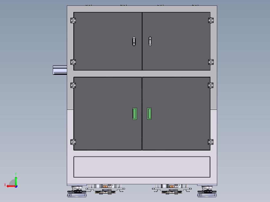 TARY盘上料机后视图