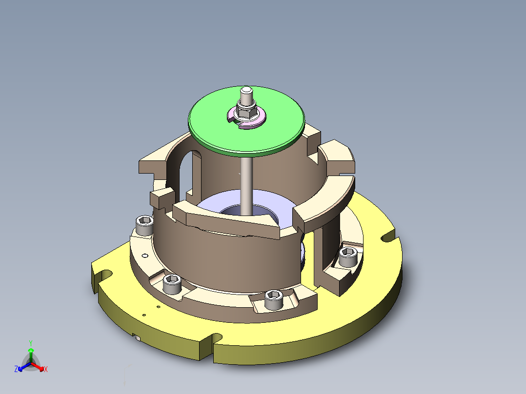 5轴<span style='color: red'>机床</span>夹具Solidworks设计