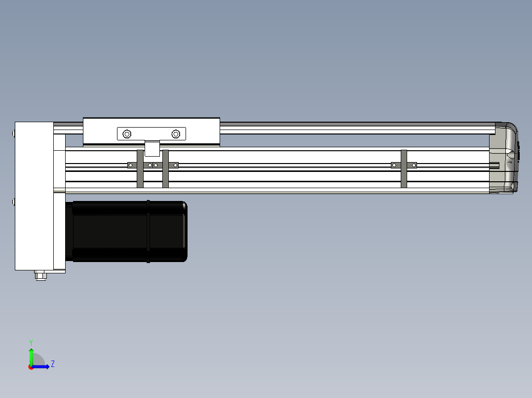 Toyo东佑达直线模组-ETH14-250-BM-400W左视图