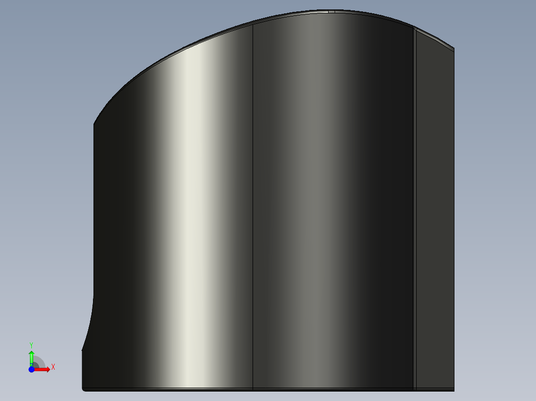 型材-KJN CUP HOLDER CLOSED BOTTOM KJN09308902前视图