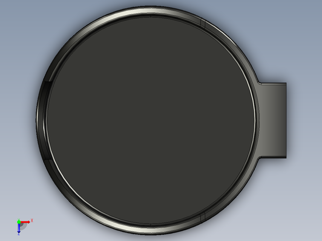 型材-KJN CUP HOLDER CLOSED BOTTOM KJN09308902俯视图