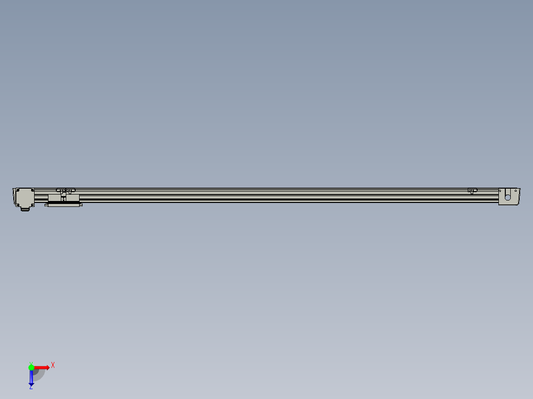 威洛博LB.GB同步带传动--欧规系列EBF5-L11-S1300-BR-P20-C4俯视图