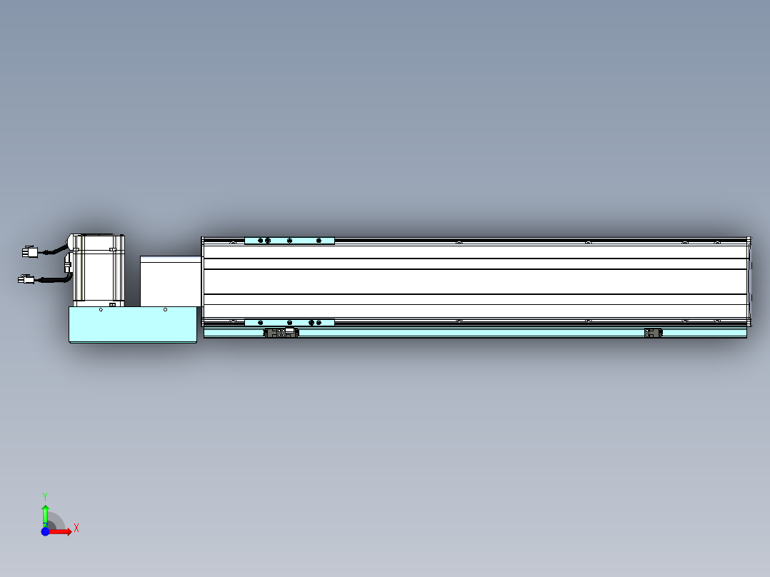 威洛博VBF同步带传动一般环境VBF14-L45-S550-BL-ZP75-C3前视图