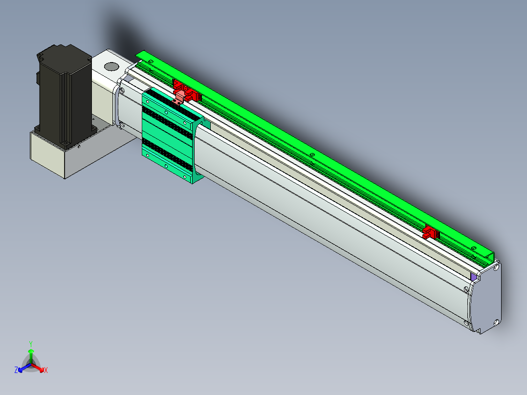 威洛博VBF10-L45-S450-BLU-P40-C4正等轴测图