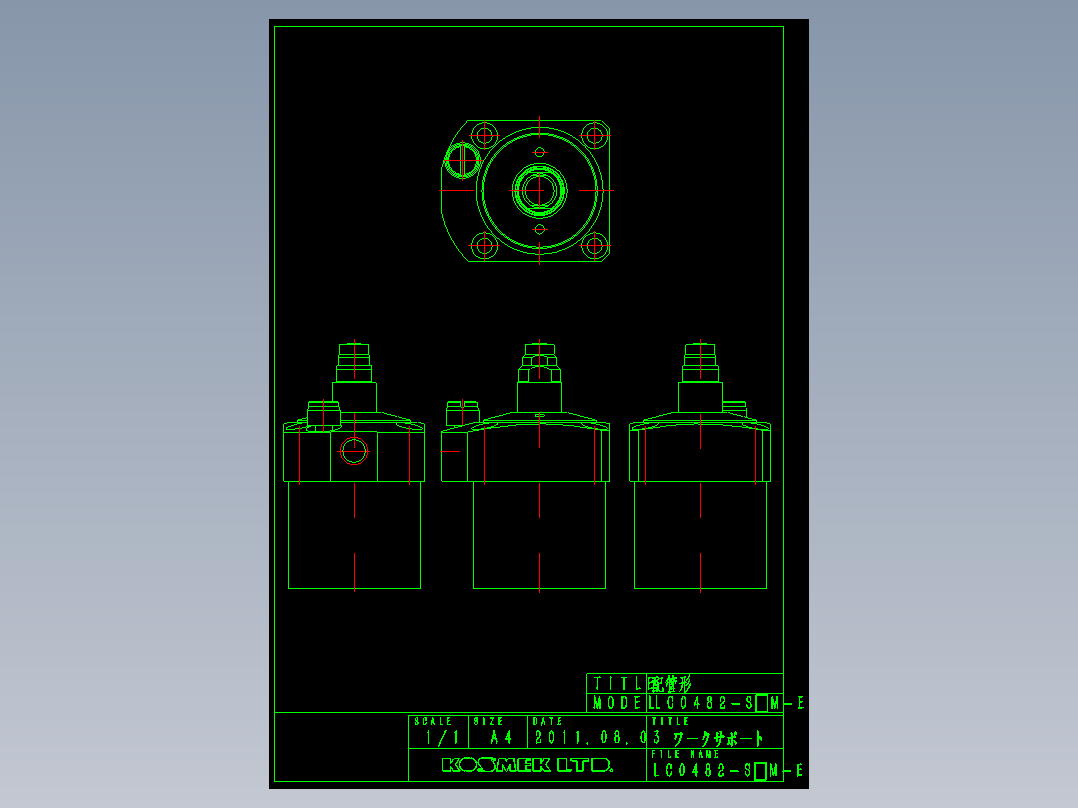 KOSMEKLC0482-SxM-E多系列多零件图纸模型多系列多零件图纸模型