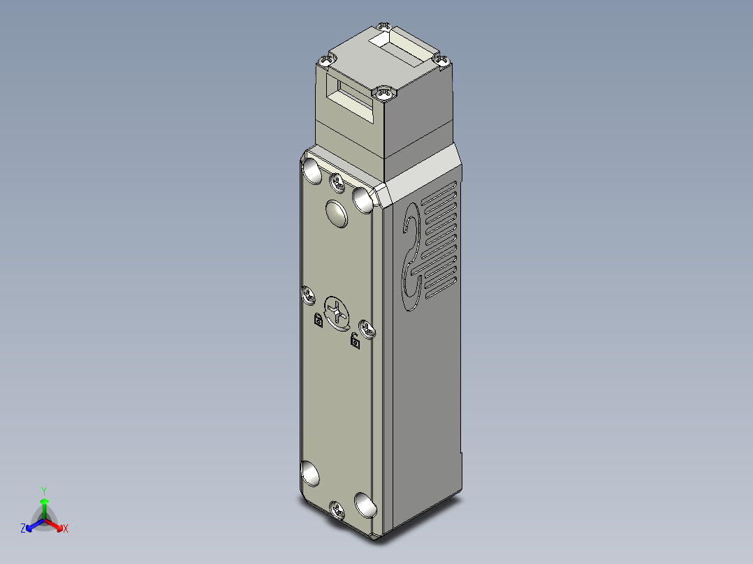 安全_区域传感器SDS03-2正等轴测图