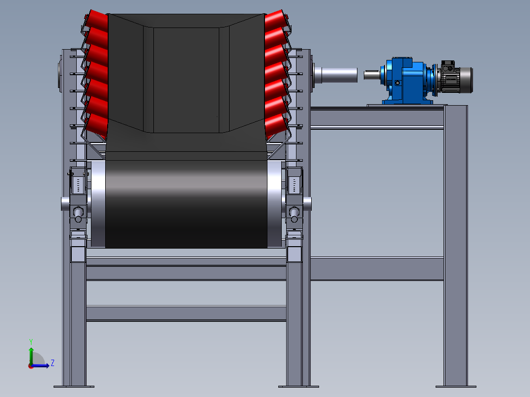皮带输送机设计==97594=40左视图