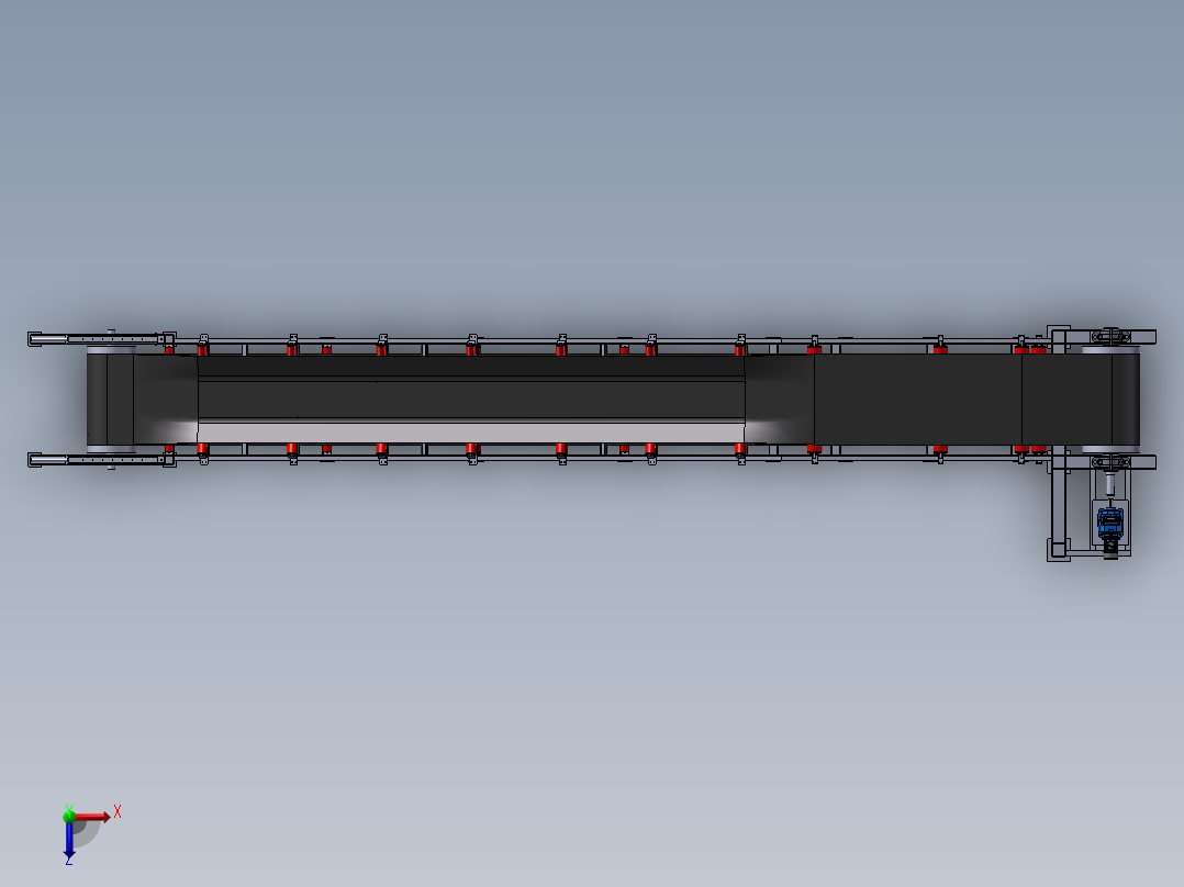 皮带输送机设计==97594=40俯视图