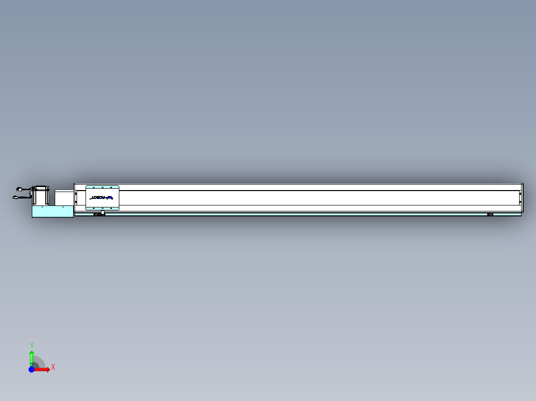 威洛博VBC同步带传动一无尘环境VBC14-L45-S1850-BL-ZP75-C3前视图